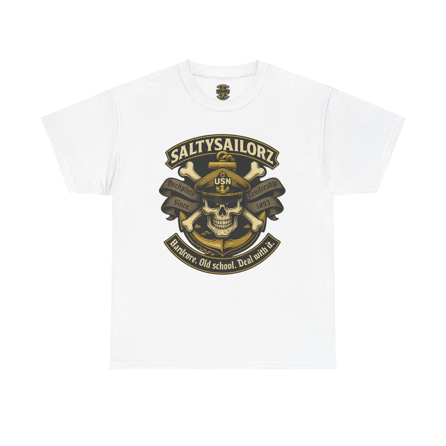 Salty Sailorz Navy - Vintage Nautical Skull