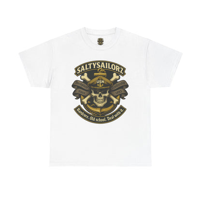 Salty Sailorz Navy - Vintage Nautical Skull