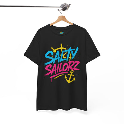 Salty Sailorz  - Fun Nautical Graphic T-Shirt