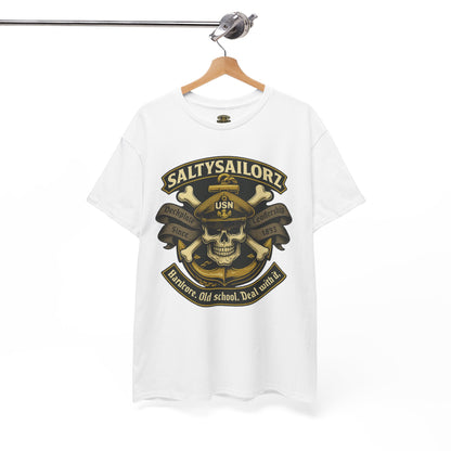 Salty Sailorz Navy - Vintage Nautical Skull