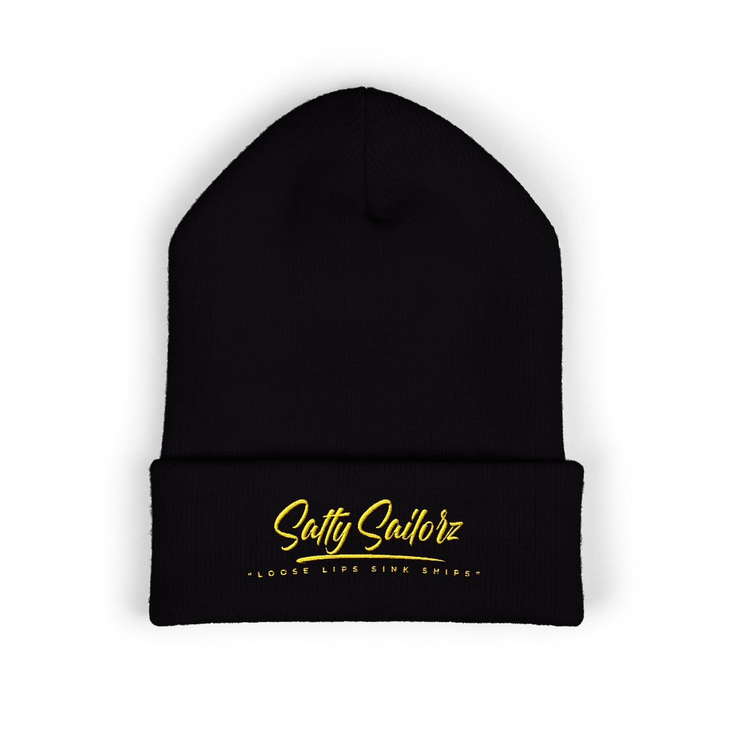 Salty Sailorz Classic Cuffed Beanie - Stylish Embroidered Winter Hat