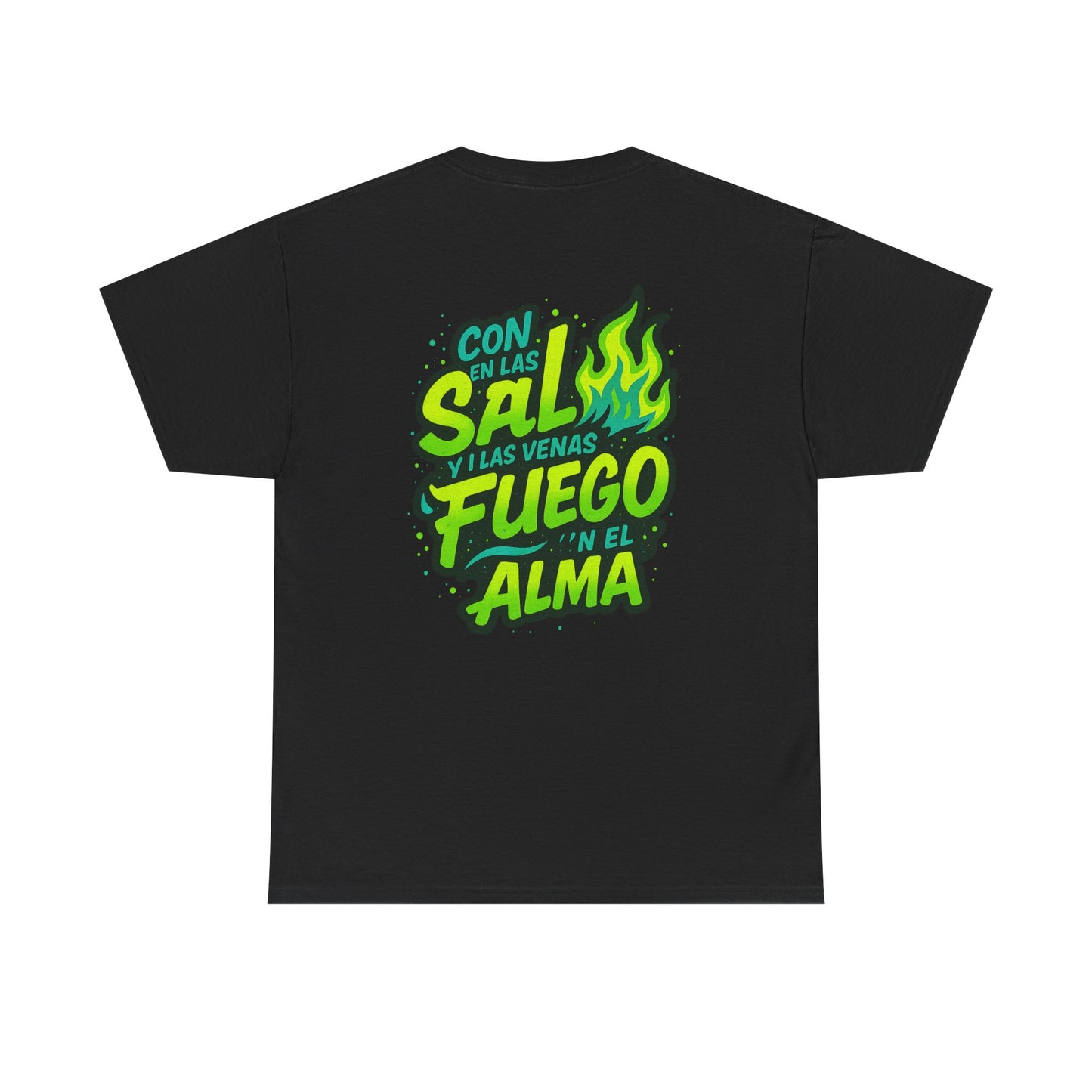 "Sigue Con La Marea" Fire & Waves Design