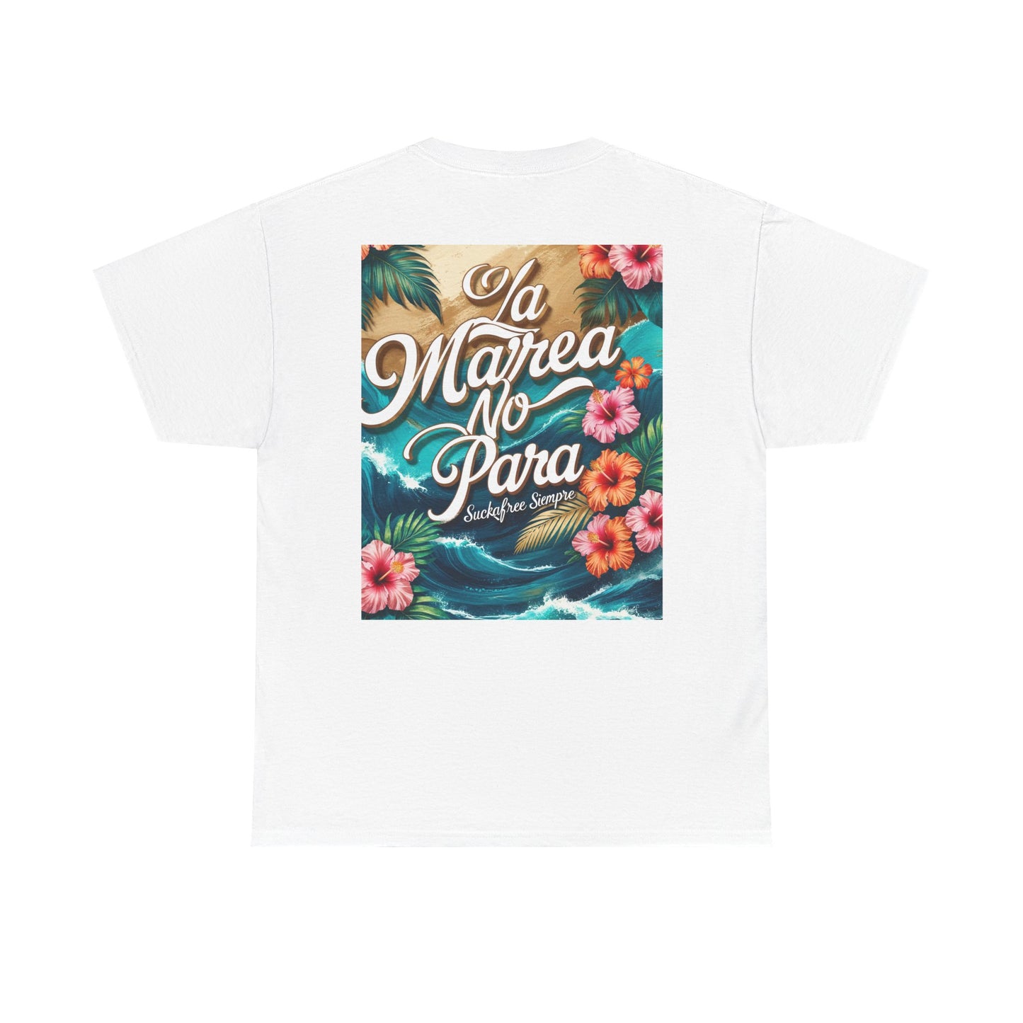 La Marea No Para Skull & Floral Design