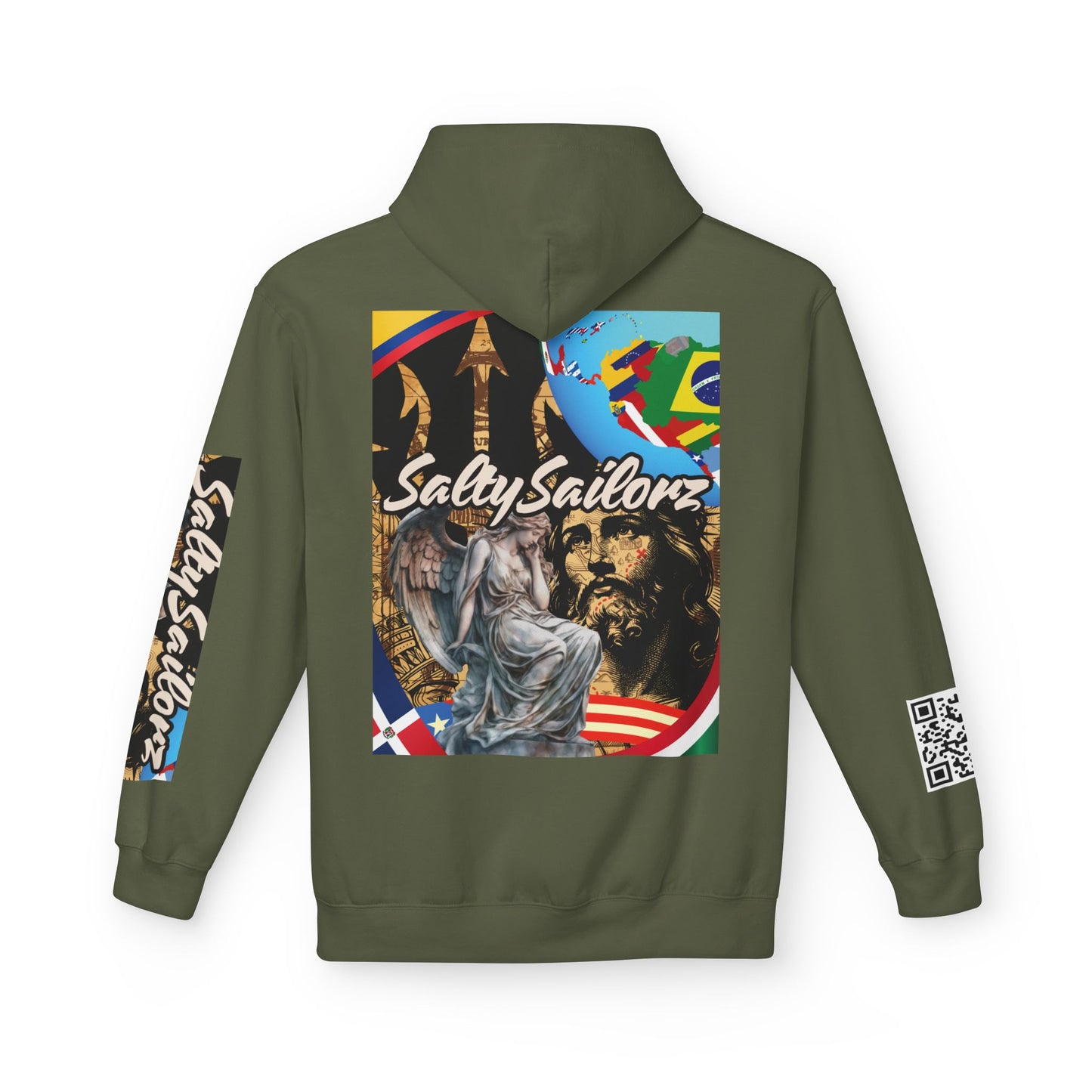 South America SaltySailorz Family Fleece Hoodie