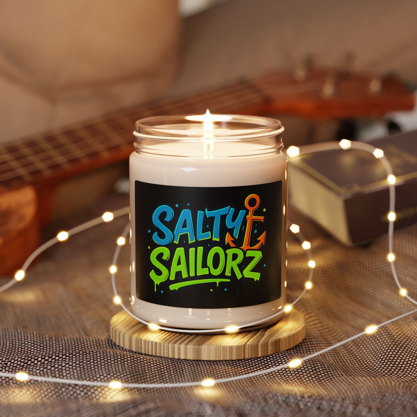 Salty Sailorz Scented Soy Candle - 9oz Nautical Home Decor