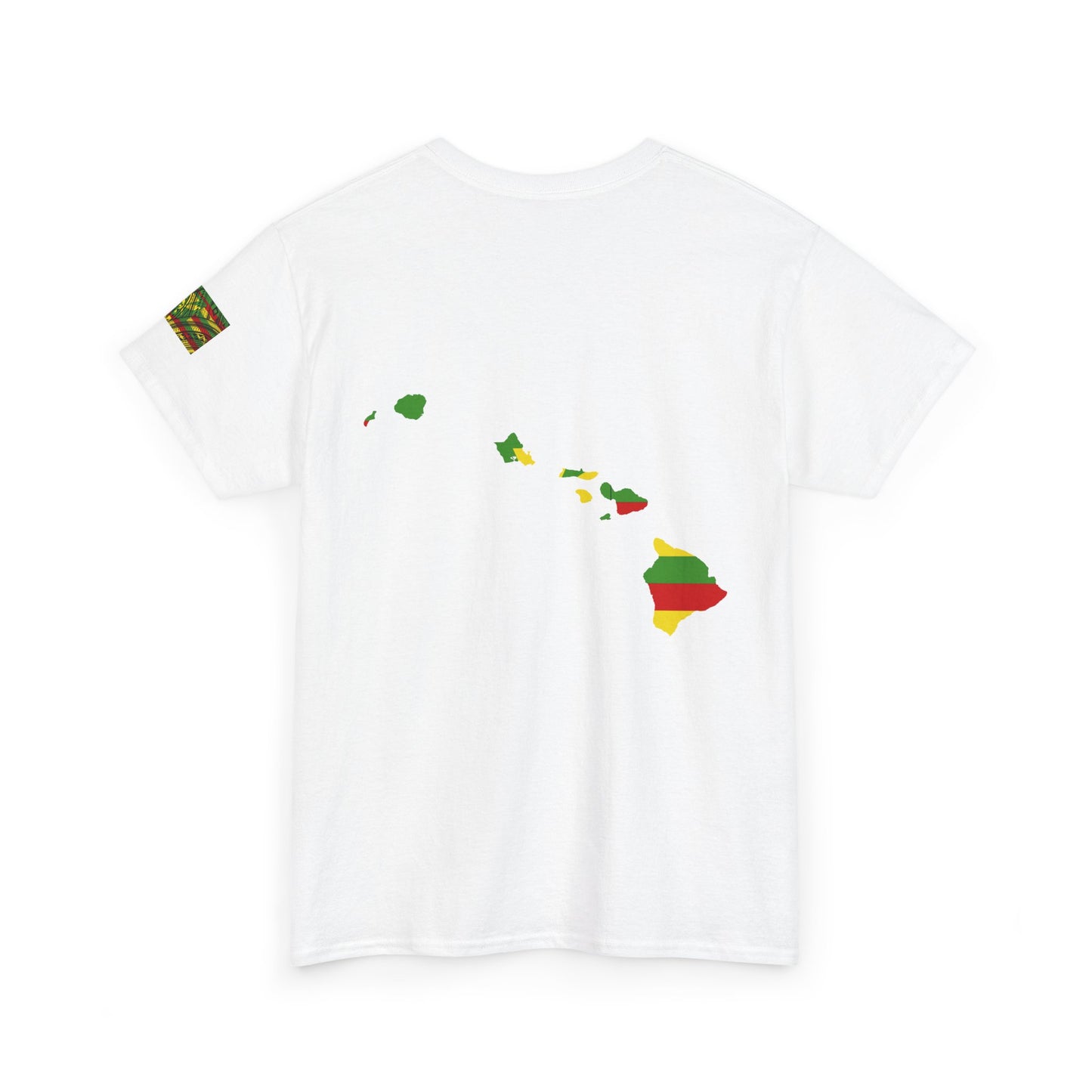 Rasta Vibes Unisex Heavy Cotton Tee - 'Dope' Graphic with Hawaii Map