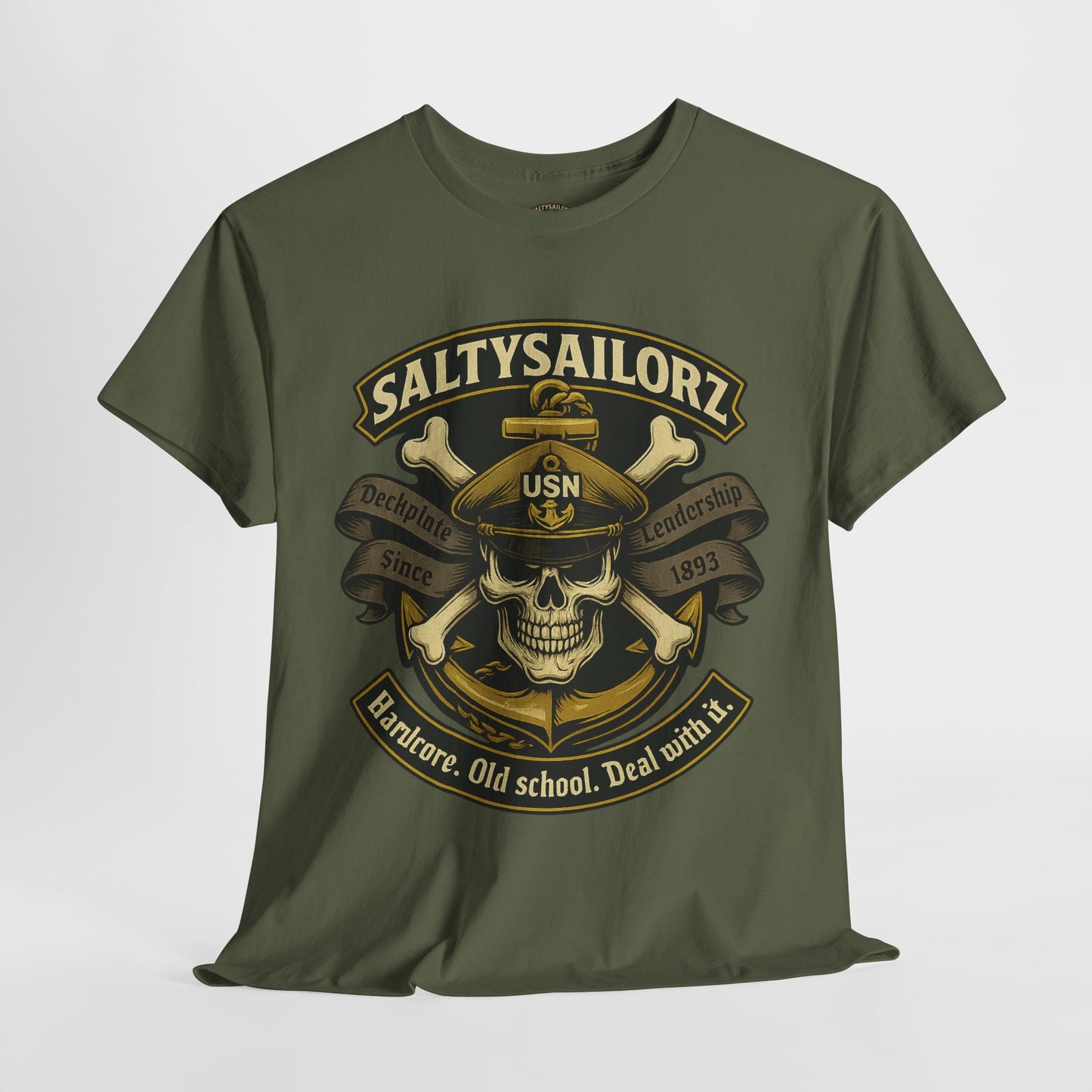 Salty Sailorz Navy - Vintage Nautical Skull