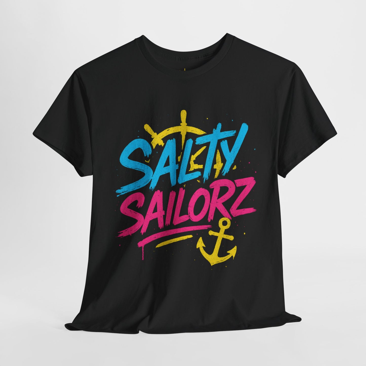 Salty Sailorz  - Fun Nautical Graphic T-Shirt