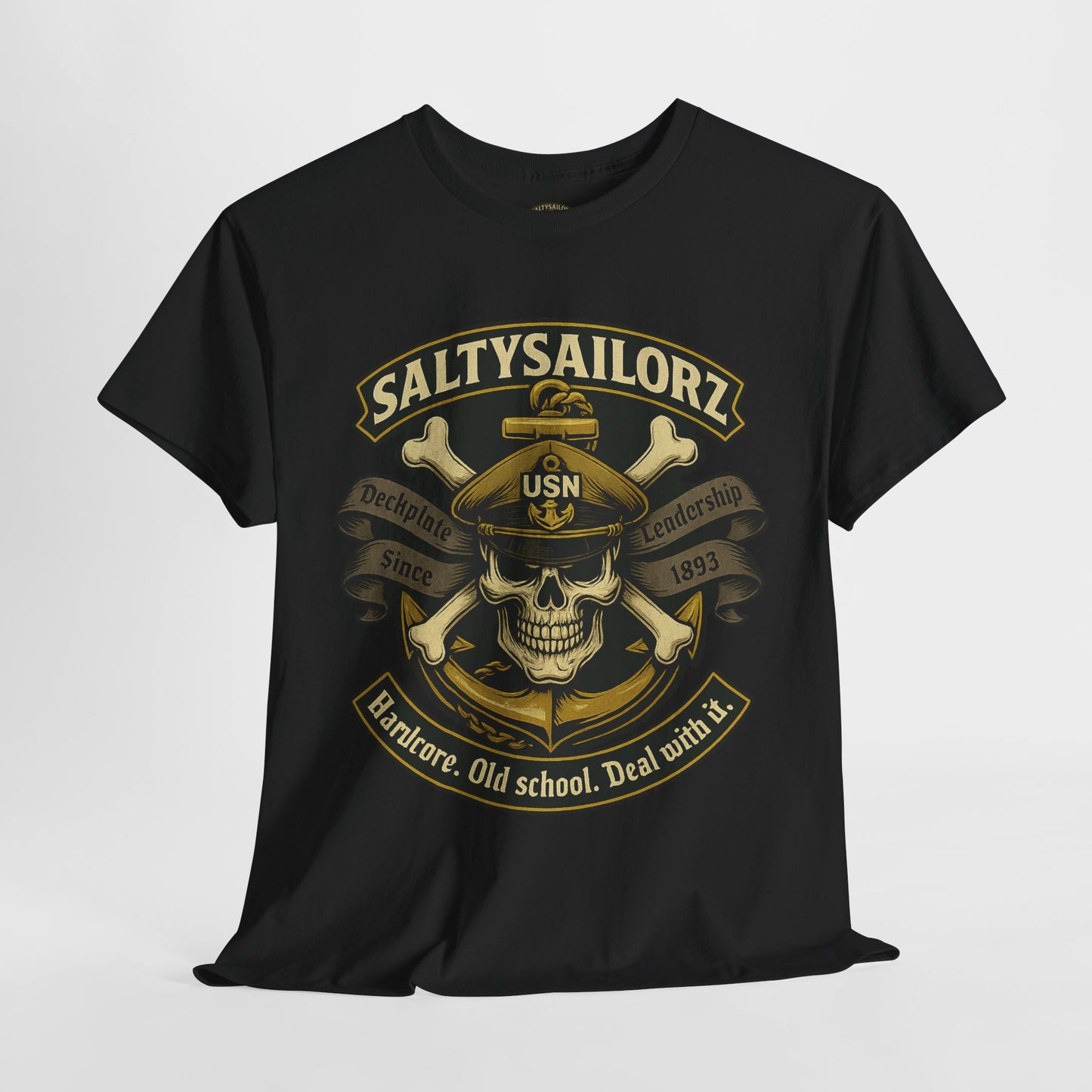Salty Sailorz Navy - Vintage Nautical Skull