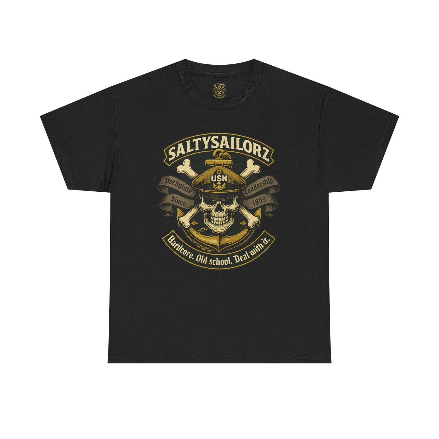 Salty Sailorz Navy - Vintage Nautical Skull