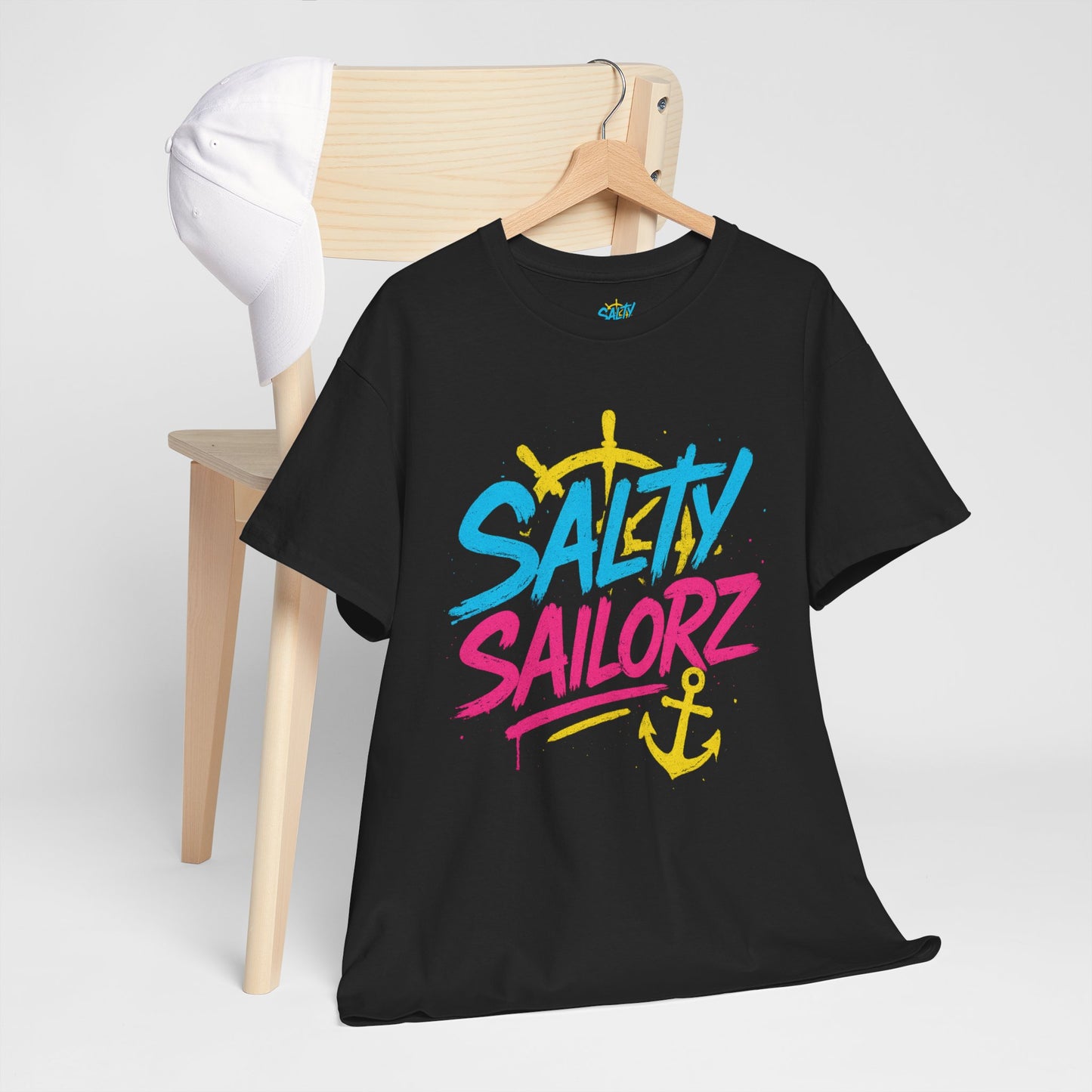 Salty Sailorz  - Fun Nautical Graphic T-Shirt