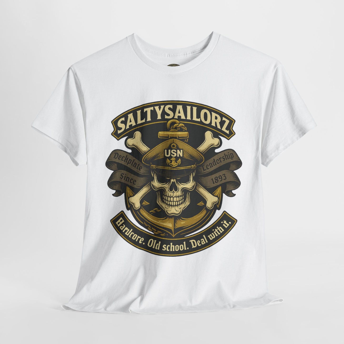 Salty Sailorz Navy - Vintage Nautical Skull