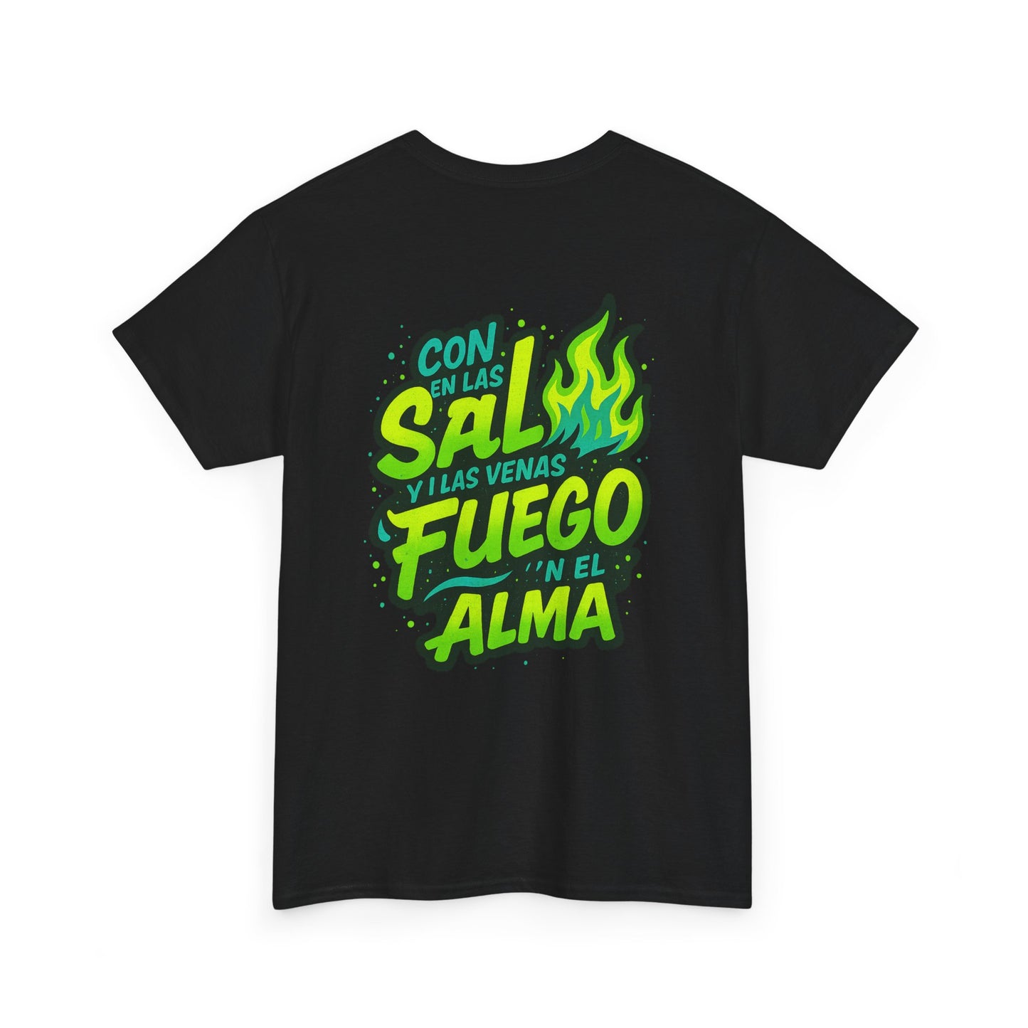 "Sigue Con La Marea" Fire & Waves Design
