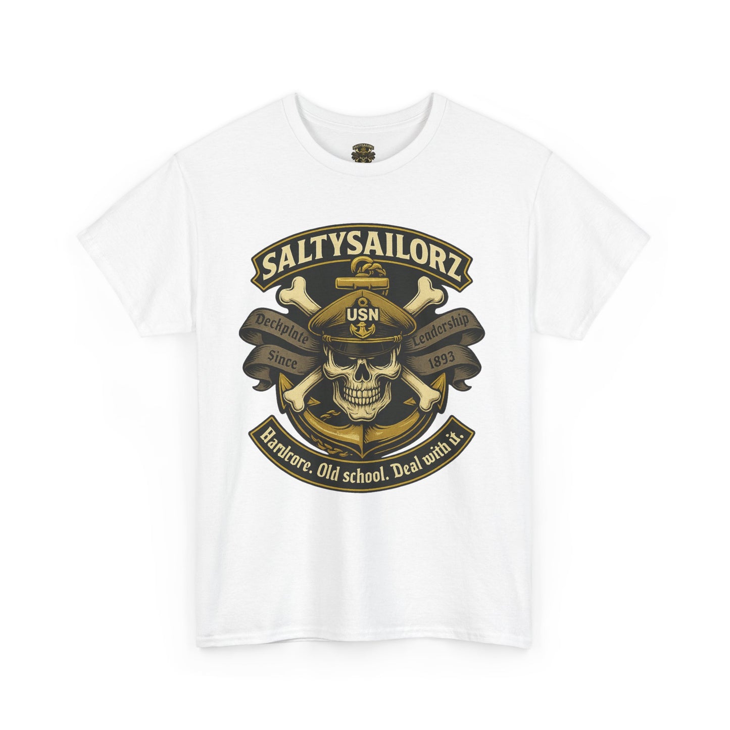 Salty Sailorz Navy - Vintage Nautical Skull