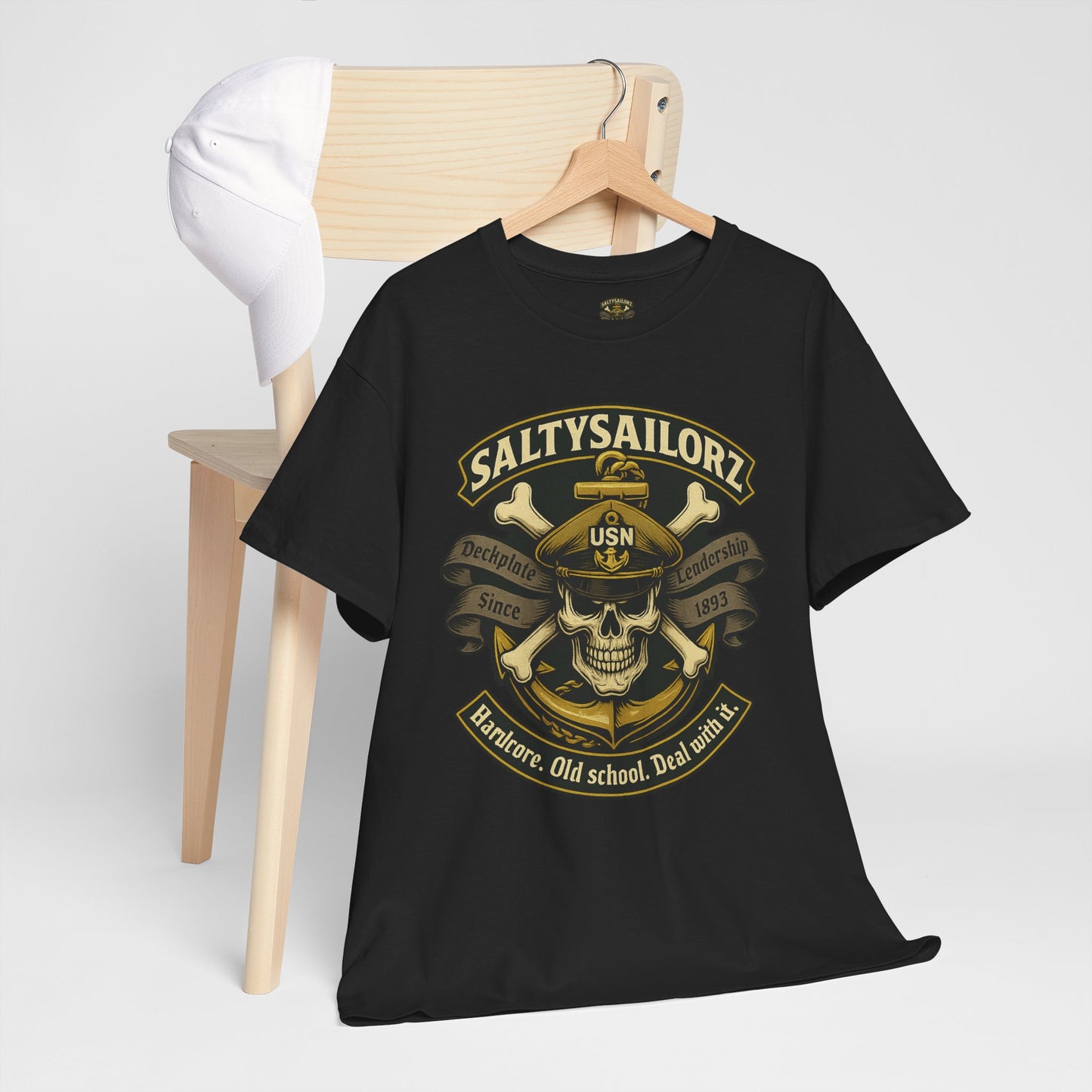 Salty Sailorz Navy - Vintage Nautical Skull
